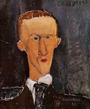  1917 Oil Painting - portrait of blaise cendrars 1917 Amedeo Modigliani